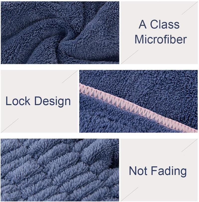 3PC Microfiber Hair Towel Caps, Extrame Soft & Ultra Absorbent, Fast Drying Hair Drying Caps Towel Turban Wrap for Wet Hair Women Light Shiny SpringStatements