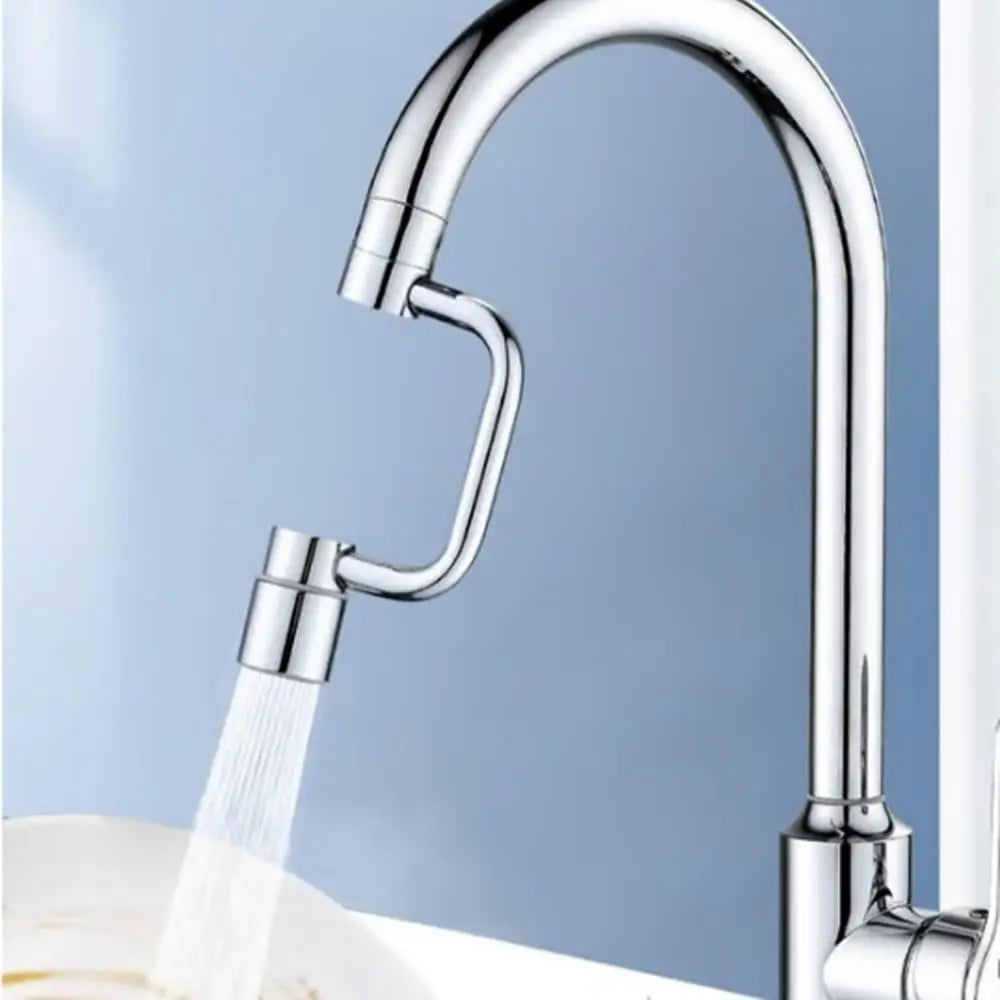 Extensión de aireador de grifo giratorio - para un control fácil y en todos los ángulos, extensor de aireador de grifo giratorio, accesorio rociador de grifos de fregadero de cocina y baño con 2 modos de salpicadura (1 unidad)