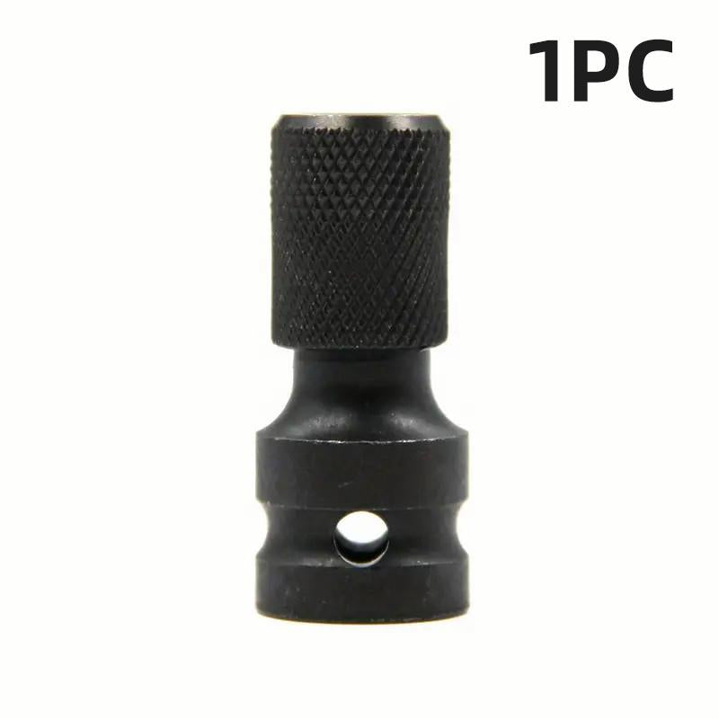 1/2 inch Square Drive to 1/4 inch Hex Female Socket Adapter Converter Chuck Adapter for Impact Air and Electric Wrench