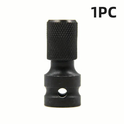 1/2 inch Square Drive to 1/4 inch Hex Female Socket Adapter Converter Chuck Adapter for Impact Air and Electric Wrench