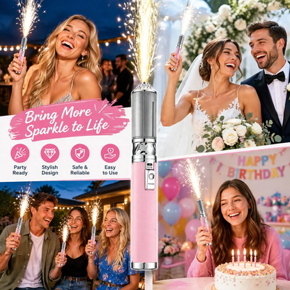 2-in-1 Reusable Spark Wand & Outdoor Torch with Replaceable Cartridge – Party & Celebration Gift