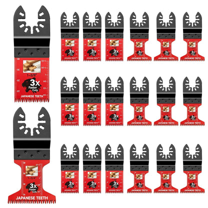10/20/30/50 Pcs Multitool Professional Japanese Teeth Fast Cutting Oscillating Blade, Compatible with Major Tools, Durable Design, Heavy Duty