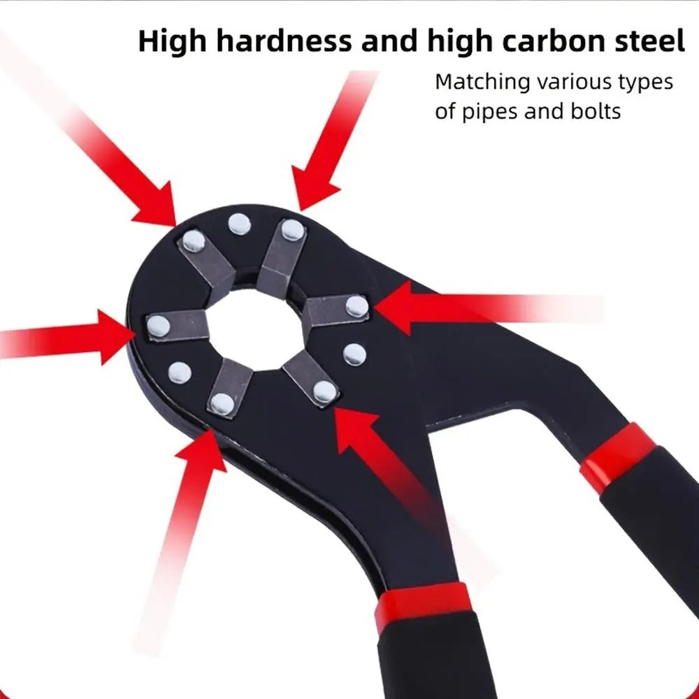 Bionic Self-Adjusting Wrench, Adjustable Wrench, 14-in-1 Multifunctional Universal Wrench with Anti-Slip Handle, High-Torque Portable Tool for Car & Bicycle Repair #GLOBAL PICKS