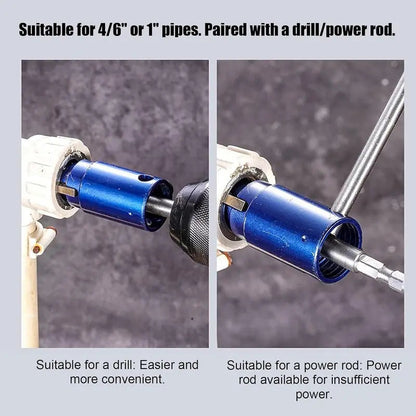 Pipe Extractor Tool, Faucet Pipe Break Puller, Damaged Faucet Bolt Remover Tool for Water System Valve Replacement Construction Site Home Apartment