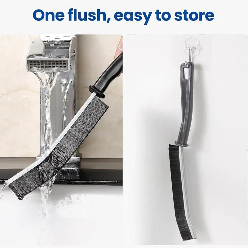 Multi-5 Pcs Crevice Cleaning brush，Hard Bristle Gap Brush，Multifunctional for Bathroom Household Kitchen Tiles Window Crevice Cleaning Tool，Spring Cleaning，house cleaning，home cleaning，Mother's Slay Home