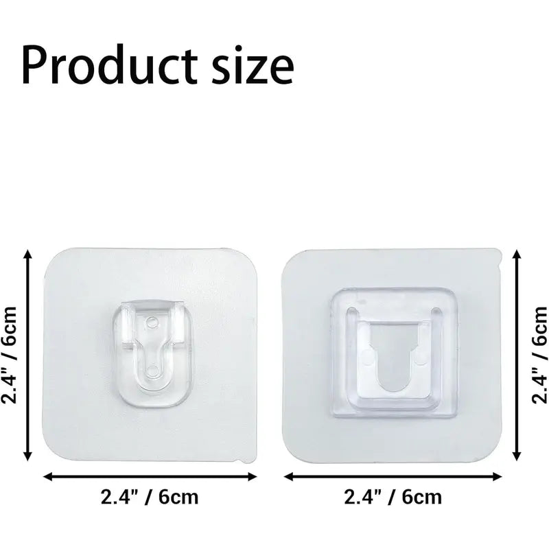 10/15 pairs Wall Hooks Hanger Double Sided Adhesive Suction Cup Sucker Kitchen Bathroom Wall Storage Holder Organizer