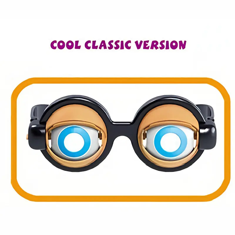 Fun and quirky glasses, , creative prank toy, Easter, Christmas, and birthday gift, novelty and funny gadget, game accessory, suitable for party supplies,suitable for children Halloween Cartoon Eye