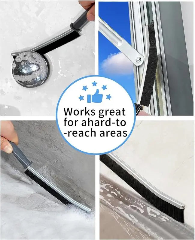 Multi-5 Pcs Crevice Cleaning brush，Hard Bristle Gap Brush，Multifunctional for Bathroom Household Kitchen Tiles Window Crevice Cleaning Tool，Spring Cleaning，house cleaning，home cleaning，Mother's Slay Home