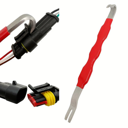 [Mejor elección] Juego de 3 herramientas de desconexión eléctrica, alicates de desconexión eléctrica multiusos, herramienta de conector eléctrico multiusos, herramientas de reparación de desconexión de conector de enchufe eléctrico automotriz para coche