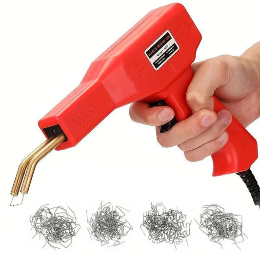 Herramienta de reparación de soldadura plástica para coche, soldador plástico de mano para reparaciones de parachoques y salpicaderos, herramienta de reparación de carrocerías de coche, máquina de soldar portátil