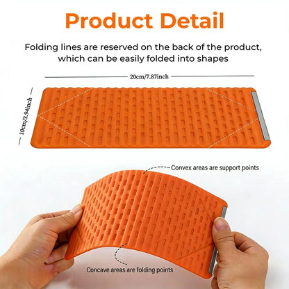 Soporte de teléfono de aluminio y silicona flexible, diseño plegable y enrollable, soporte de escritorio antideslizante universal ajustable para teléfono, tablet, portátil, soporte ergonómico portátil para el hogar, la oficina y viajes-YY