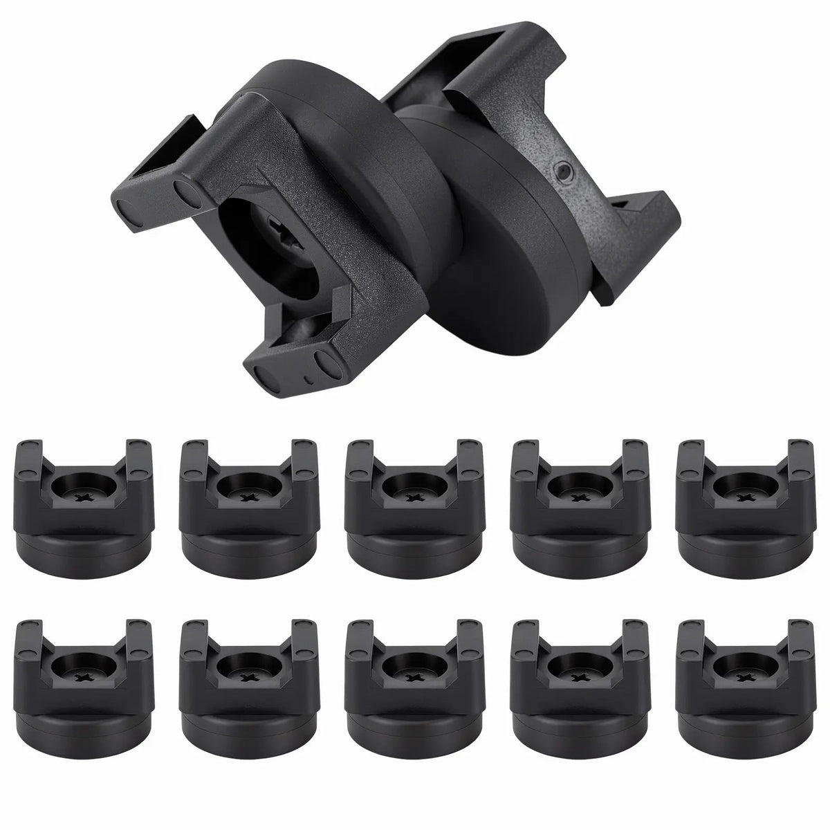 Heavy-Duty Magnetic Cable Tie Mounts, 22mm Magnetic Zip Tie Mount Bases, 22lbs Strong Magnetic Wire Holders and Cable Organizers for Home, Office, Marine, and Electrical Wire Management