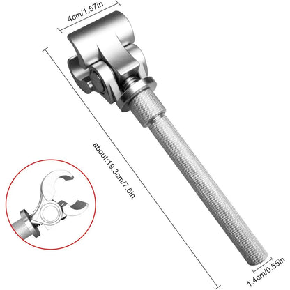 Llave para Bisagras, Herramienta de Alineación Ajustable, Material Acero, Ajustador de Bisagras de Puerta, Abrepuertas de Armarios y Alacenas, Función de Control de Precisión, Para Muebles del Hogar, RV, Lugar de Trabajo, Apartamento