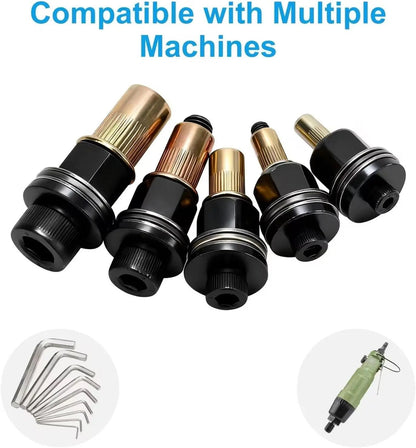 Herramienta para tuercas remachables, kit de tuercas remachables M3 M4 M5 M6 M8, juego de tuercas remachables de acero al carbono, kit de tuercas remachables roscadas, accesorio de herramienta remachadora manual para almacenes de reparación de automóviles