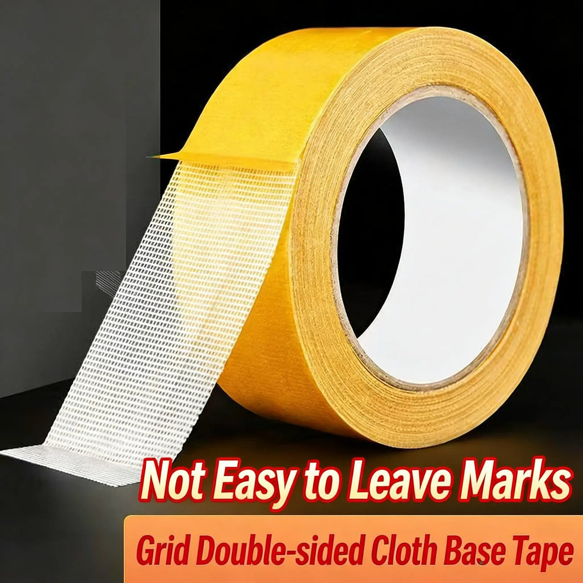 Cinta Adhesiva de Doble Cara de Alta Resistencia, Adhesivo Fuerte, Impermeable y Removible, Sin Residuos, Ideal para Alfombras, Papel Tapiz, Globos y Uso Doméstico