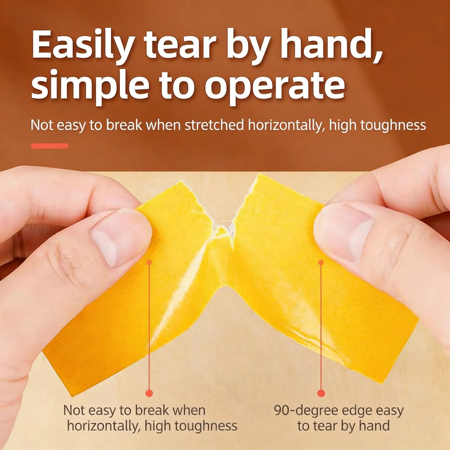 Cinta Adhesiva de Doble Cara de Alta Resistencia, Adhesivo Fuerte, Impermeable y Removible, Sin Residuos, Ideal para Alfombras, Papel Tapiz, Globos y Uso Doméstico