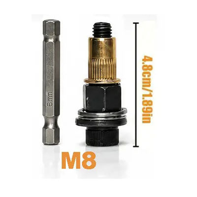 Herramienta para tuercas remachables, kit de tuercas remachables M3 M4 M5 M6 M8, juego de tuercas remachables de acero al carbono, kit de tuercas remachables roscadas, accesorio de herramienta remachadora manual para almacenes de reparación de automóviles