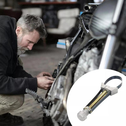NUEVA herramienta de llave de correa ajustable para extracción de filtro de aceite de coche, llave para filtro de aceite de coche.