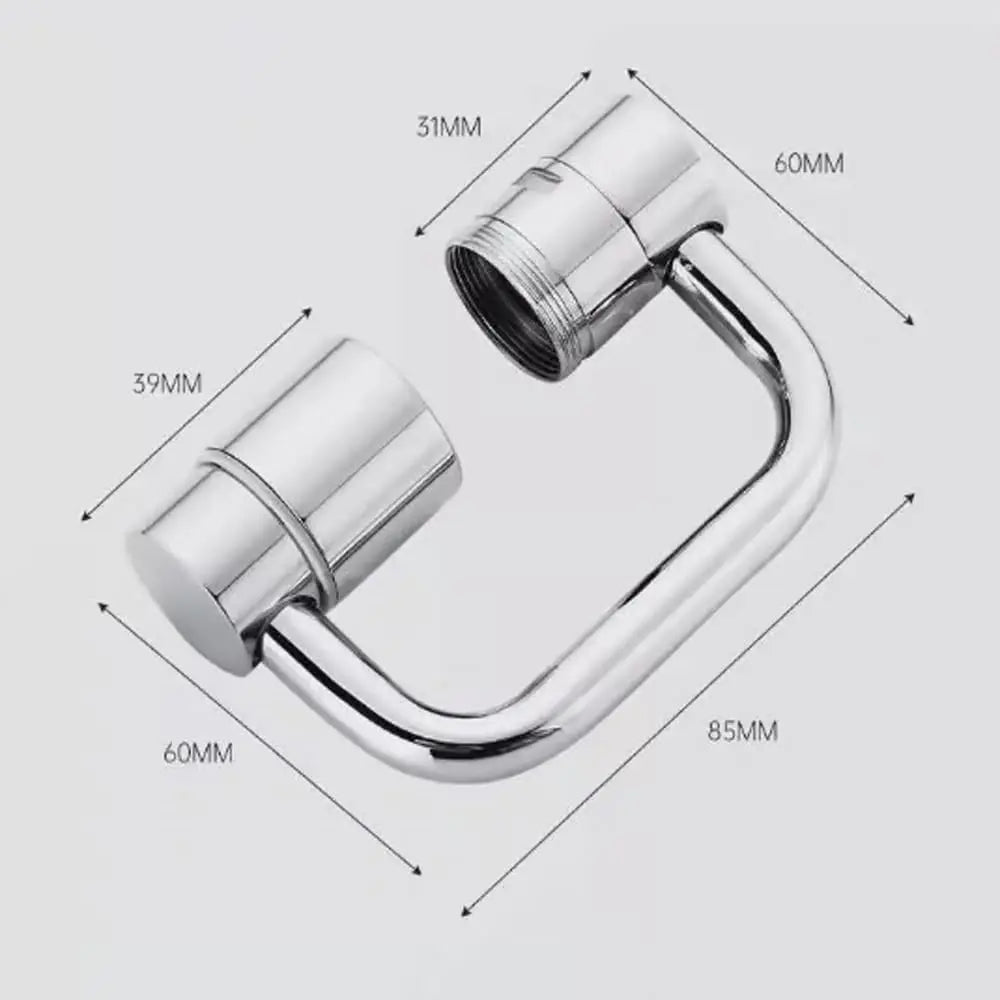 Extensión de aireador de grifo giratorio - para un control fácil y en todos los ángulos, extensor de aireador de grifo giratorio, accesorio rociador de grifos de fregadero de cocina y baño con 2 modos de salpicadura (1 unidad)