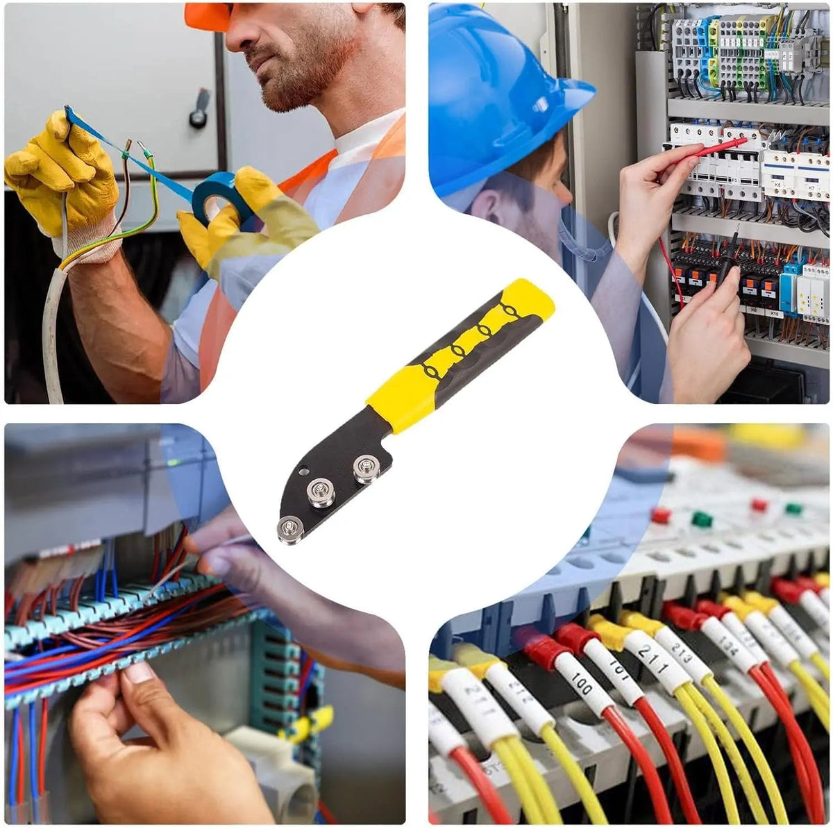 Herramienta de enderezamiento de cable de acero inoxidable - Dispositivo manual profesional para desenroscar y doblar para proyectos de electricistas, HVAC y telecomunicaciones
